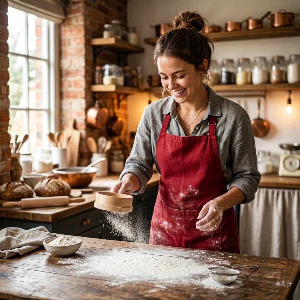 Baker working as an art form